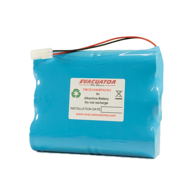 Battery back blue