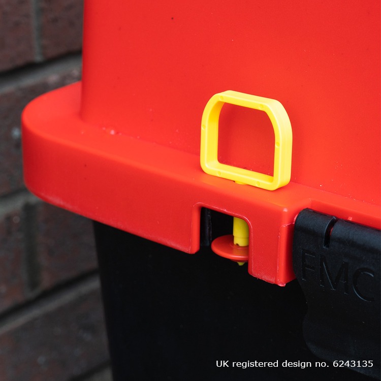 SX2 Cabinet Close Up on Yellow Lock